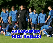 Ankaraspor Hollanda'da hızlı başladı