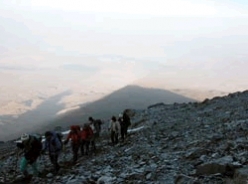 Bursa'da dağ koşusu