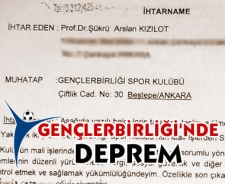 G.Birliği'nde deprem etkisinde ihtarname