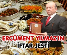 Ercüment Yılmaz'ın iftar jesti...