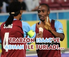 Trabzonspor Isaac ile turladı....