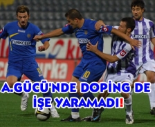 Ankaragücü'nde doping de işe yaramadı!