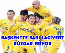 Başkentte sarı lacivert rüzgar esiyor