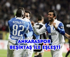 Ankaraspor Beşiktaş ile eşleşti