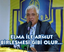 Elma ile Armut'un birleşmesi gibi olur...