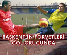 Başkentin forvetleri gol orucunda...