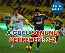 Ankaragücü sonunu getiremedi: 3-2