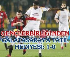 G.Birliği'nden G.Saray'a tatil hediyesi: 1-0