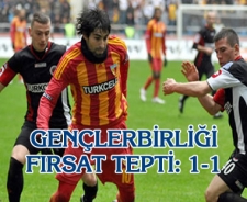 Gençlerbirliği fırsat tepti: 1-1