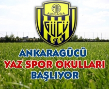 Ankaragücü yaz spor okulları başlıyor