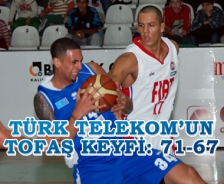 Türk Telekom'un Tofaş keyfi: 71-67