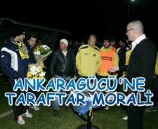 Ankaragücü'ne taraftar morali