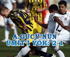 Ankaragücü'nün Ümit'i yok: 2-1