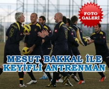 Mesut Bakkal ile keyifli antrenman