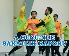 A.Gücü'nde sakatlık raporu