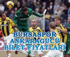 Bursaspor Ankaragücü bilet fiyatları