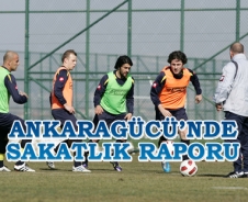 Ankaragücü'nde sakatlık raporu