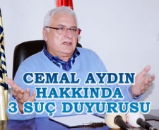 Cemal Aydın hakkında suç duyurusu