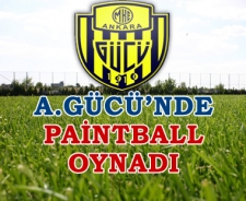 Ankaragücü Paintball oynadı