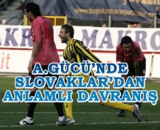 Ankaragücü'nde Slovaklar'dan anlamlı davranış