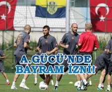 Ankaragücü'nde bayram izni!