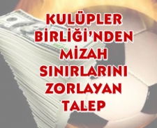 Kulüpler birliği'nden komik talep...