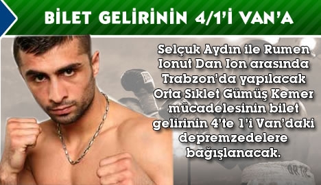 Bilet gelirinin 4'te 1'i Van'a..