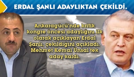 Erdal Şanlı Çekildi Tek Aday Kemal Ünsal