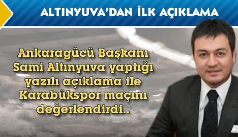 Ankaragücü'nün yeni başkanından açıklama... 