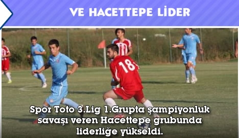 Hacettepe liderliği kaptı....