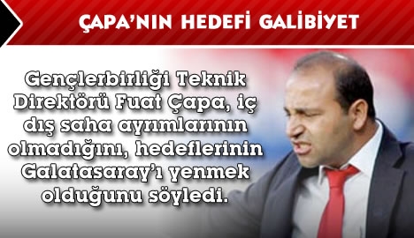 Çapa'nın hedefi galibiyet...