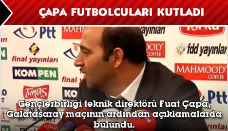 Çapa futbolcuları kutladı...