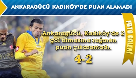 Ankaragücü, Kadıköy'den puan çıkaramadı...