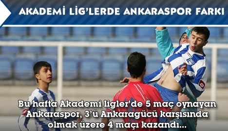 Akademi Lig'de Ankaraspor farkı...