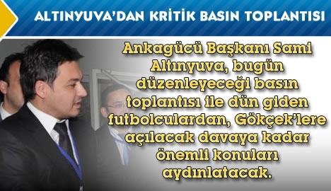 Sami Altınyuva'dan kritik basın toplantısı