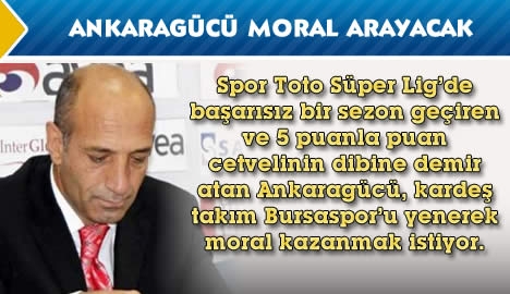 Ankaragücü moral arayacak...