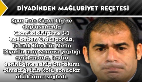 Diyadinden Mağlubiyet Reçetesi