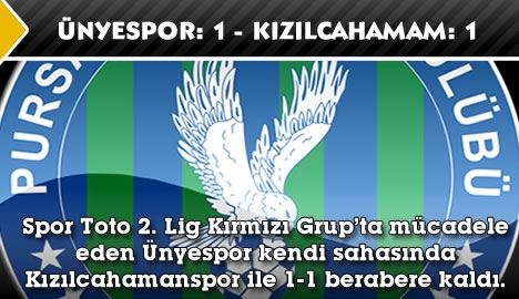 Ünyespor 1-1 Kızılcahamam