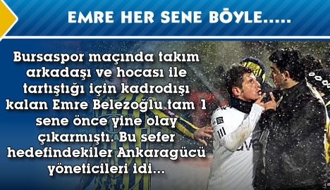 Emre her sene böyle....