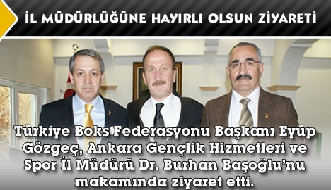 Federasyondan İl Müdürlüğüne Hayırlı Olsun Ziyareti