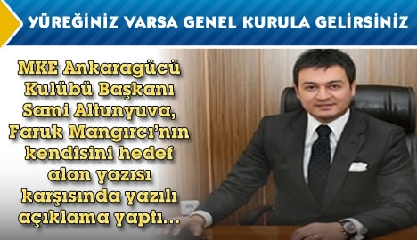 Yüreğiniz Varsa Genel Kurula Gelirsiniz