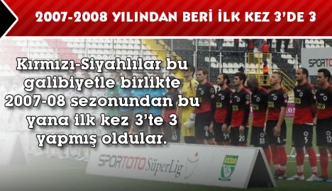 2007-2008'den sonra ilk kez 3'de 3