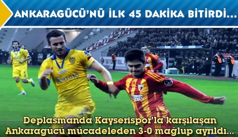 Kayserispor 45 Dakikada İşi Bitirdi...