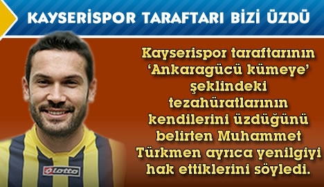 Kayserispor Taraftarı Bizi Üzdü