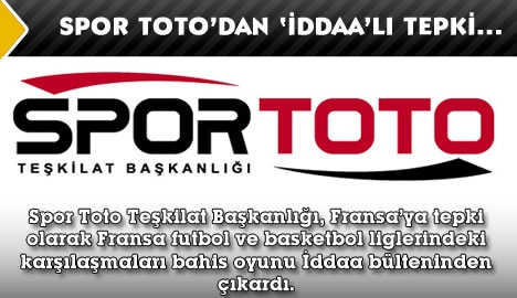 Spor Toto'dan 'İddaa'lı tepki