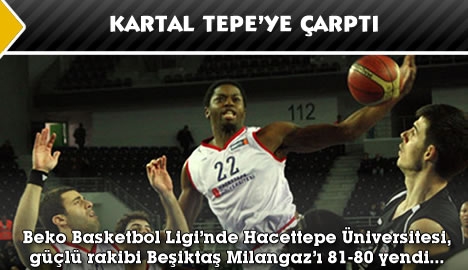 Kartal Tepe'ye çarptı