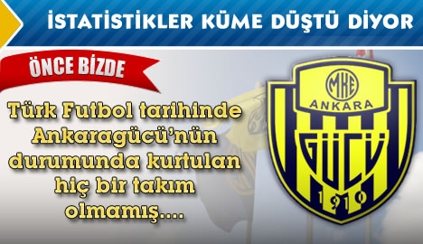 İstatistikler küme düştü diyor...