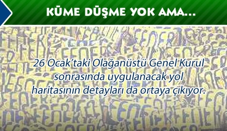  Küme düşme yok ama...