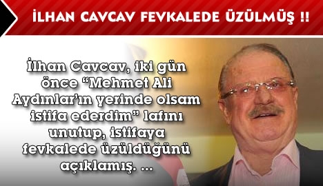 Cavcav fevkalade üzgün !!