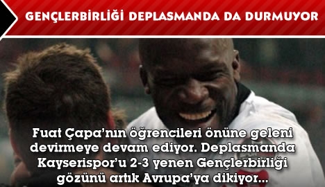 Gençlerbirliği deplasmanda da tutulmuyor...